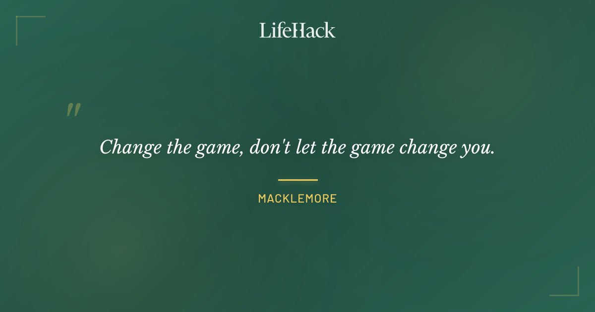 Quote by Macklemore