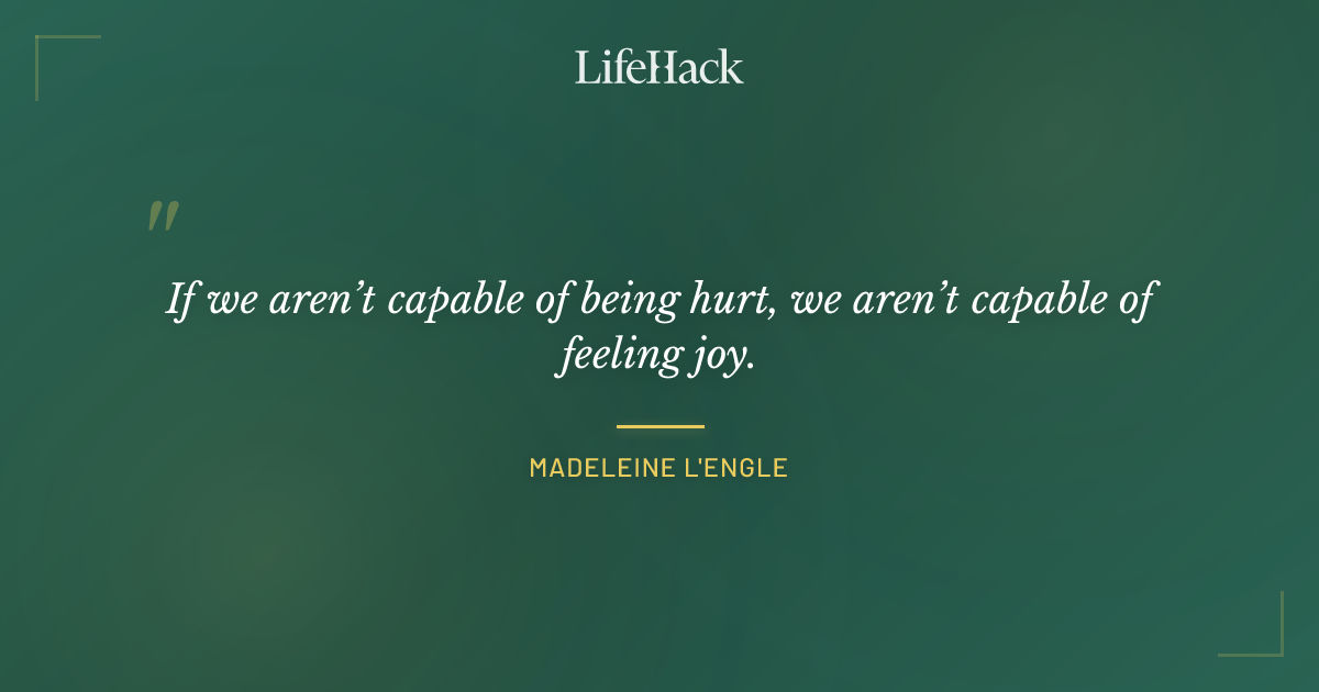 Quote by Madeleine L'Engle