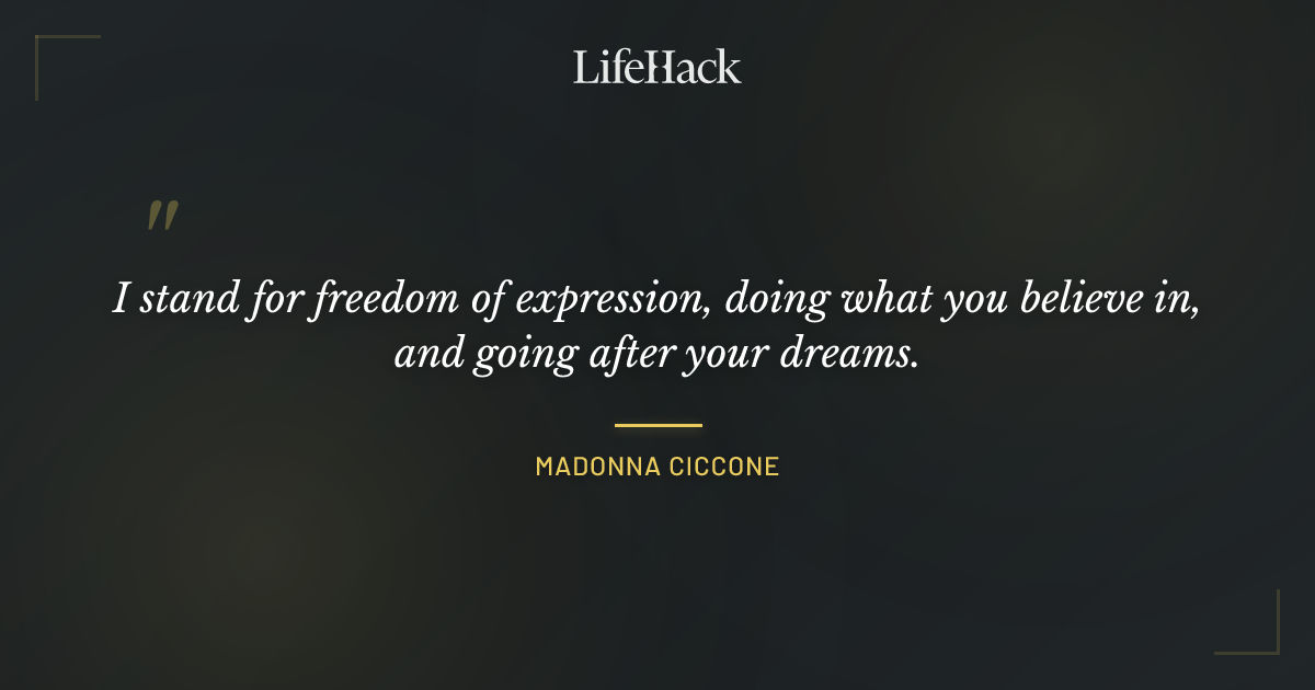 Quote by Madonna Ciccone