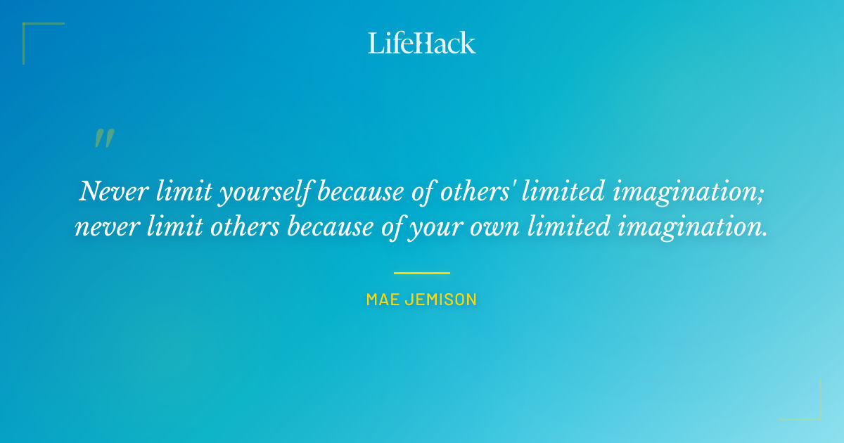 Quote by Mae Jemison