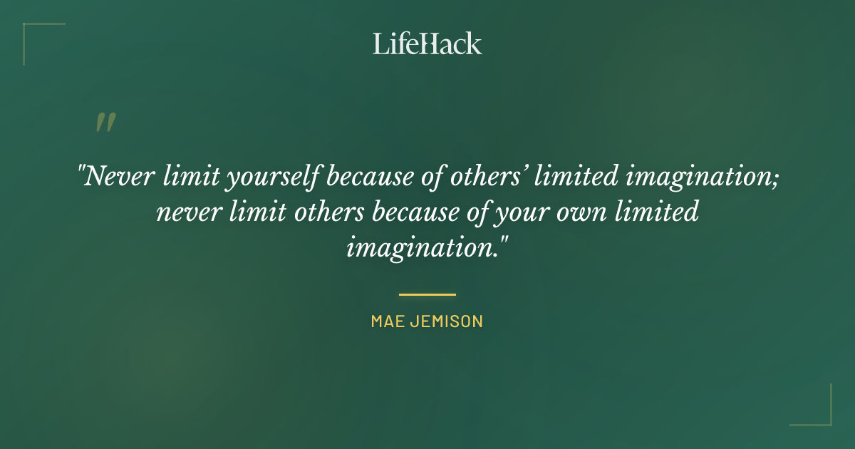 Quote by Mae Jemison