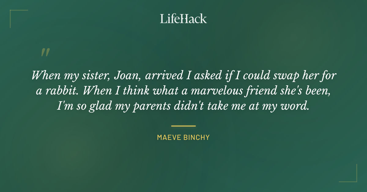 Quote by Maeve Binchy
