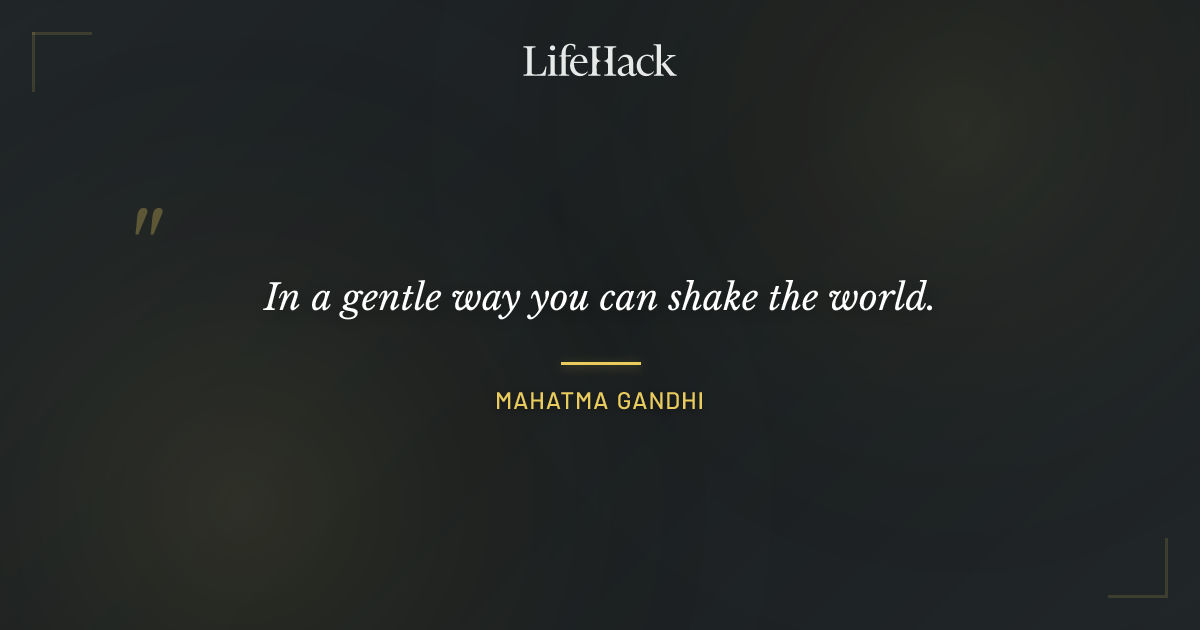 Quote by Mahatma Gandhi