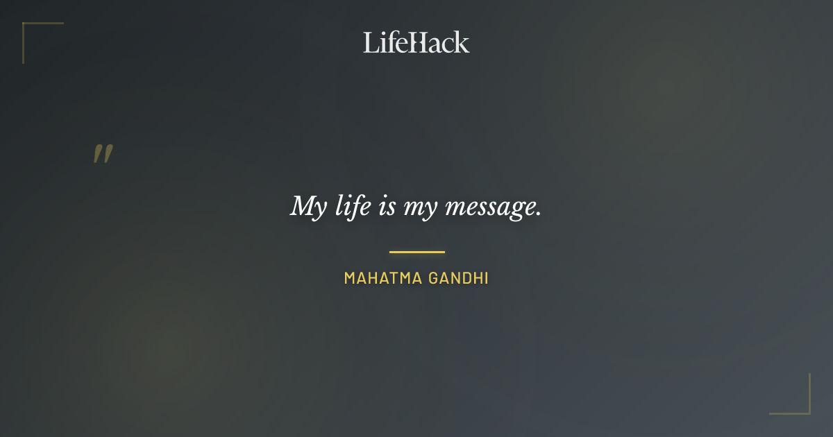 Quote by Mahatma Gandhi