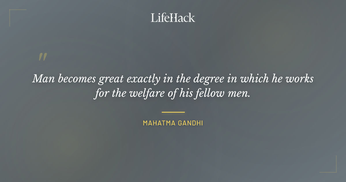 Quote by Mahatma Gandhi