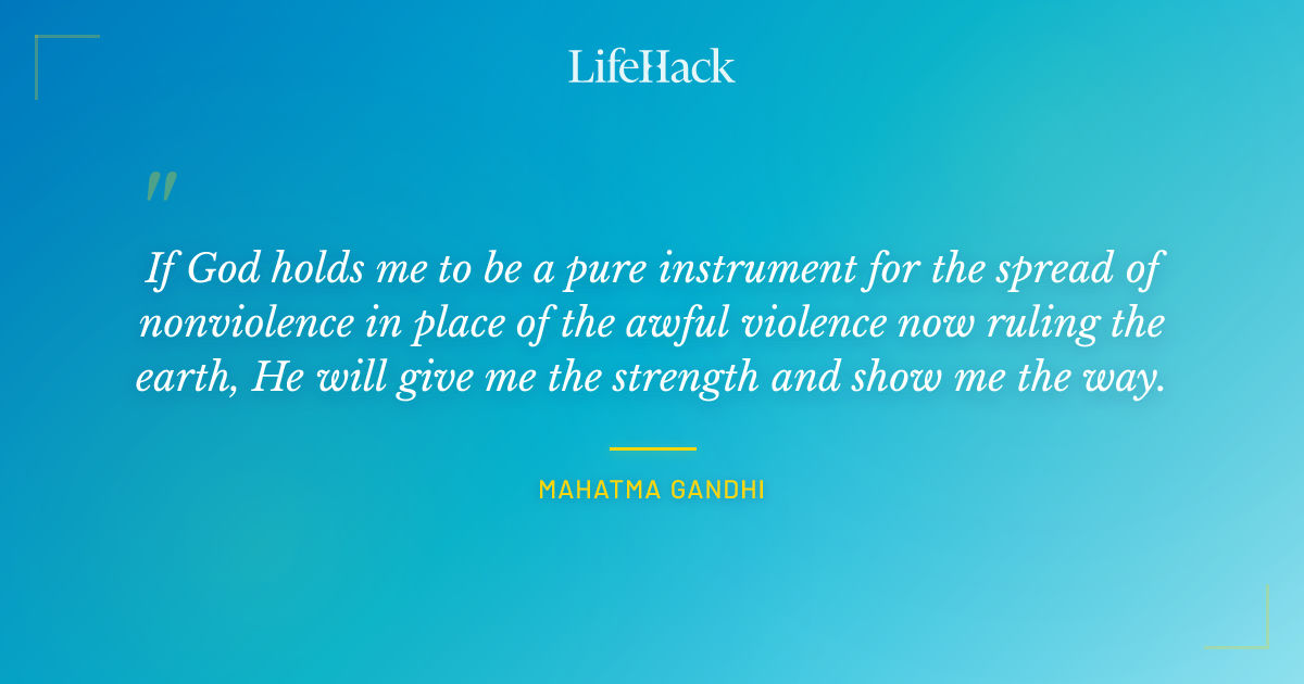 Quote by Mahatma Gandhi