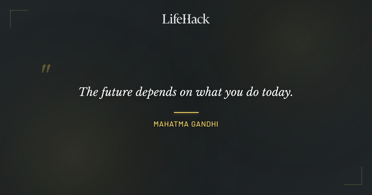 Quote by Mahatma Gandhi