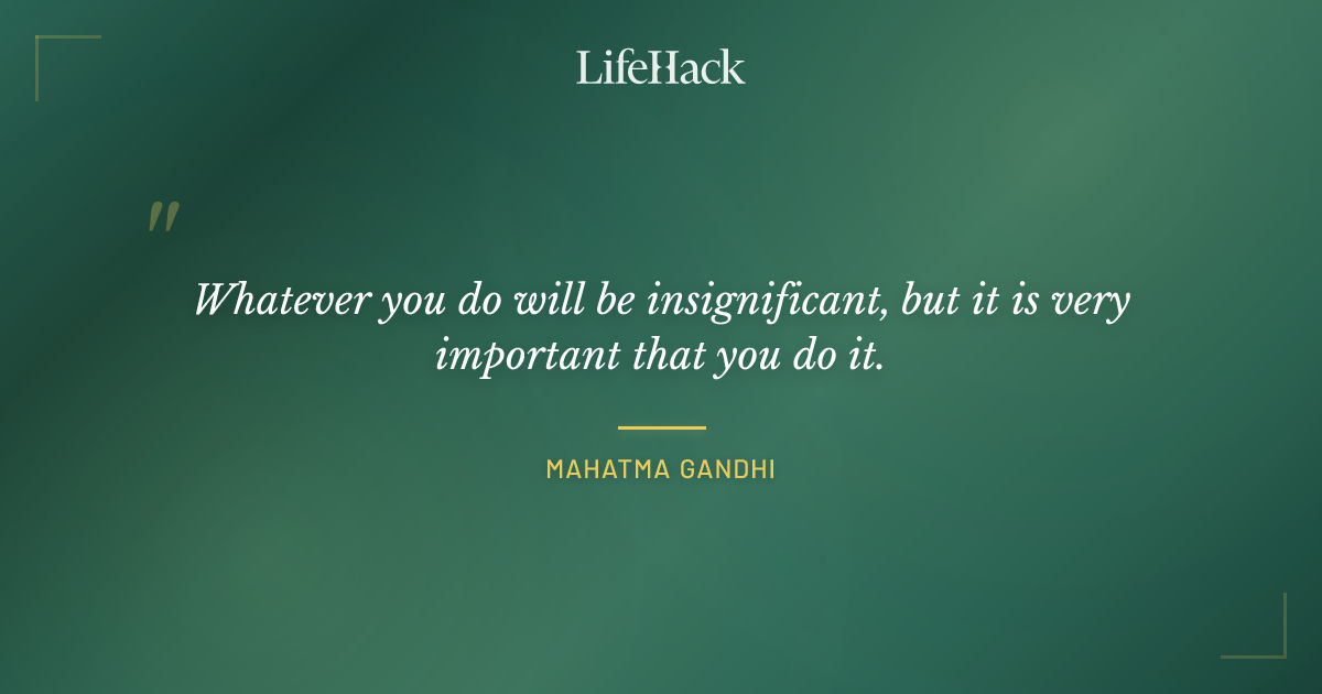 Quote by Mahatma Gandhi