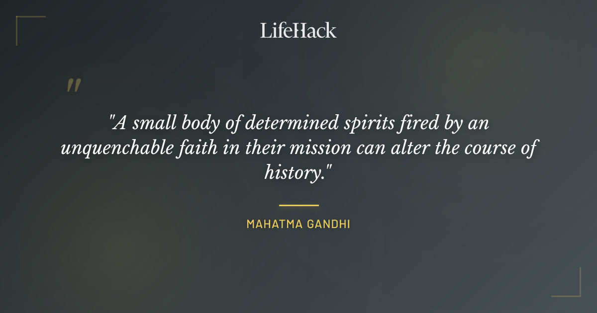 Quote by Mahatma Gandhi