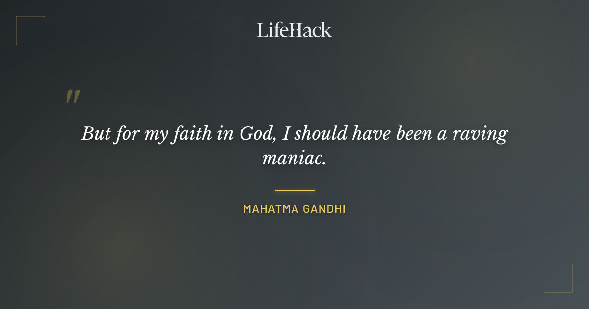 Quote by Mahatma Gandhi