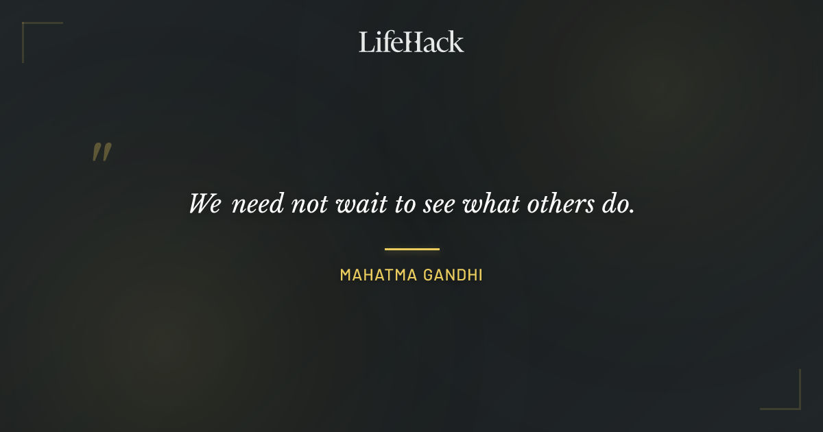 Quote by Mahatma Gandhi