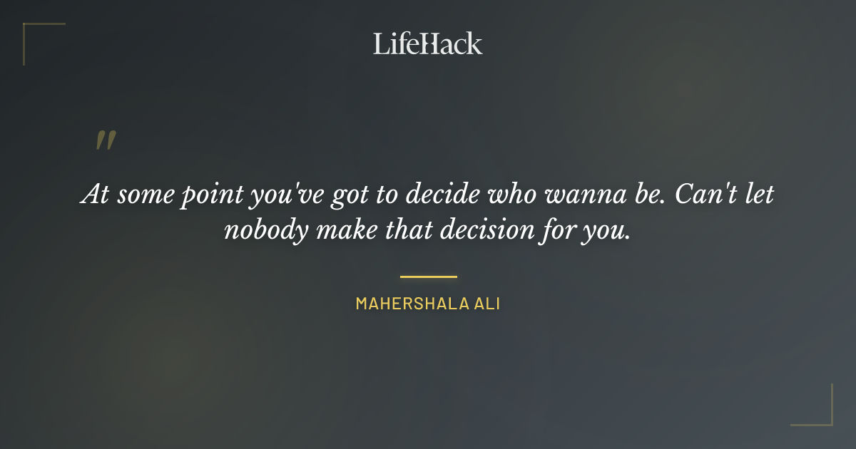 Quote by Mahershala Ali