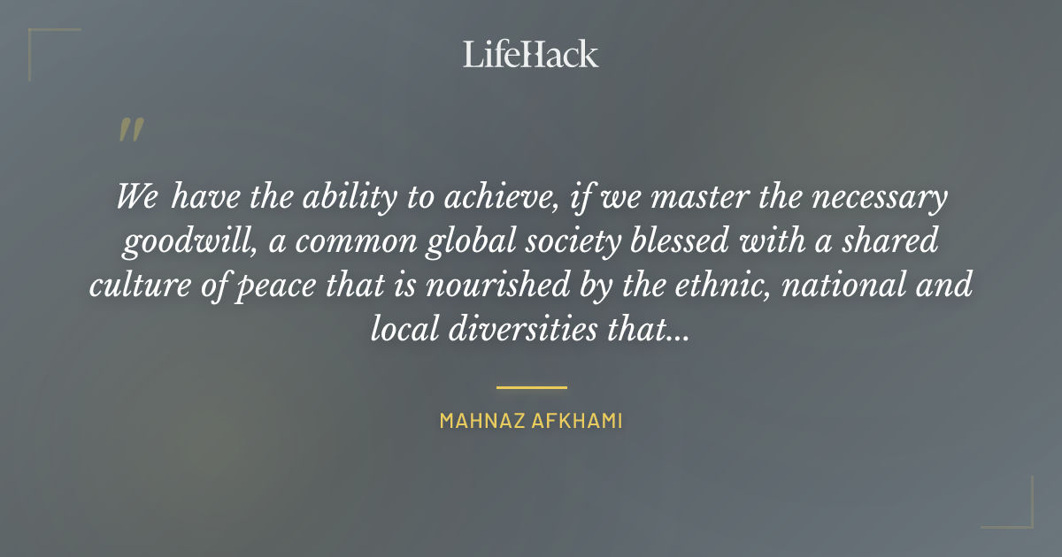 Quote by Mahnaz Afkhami