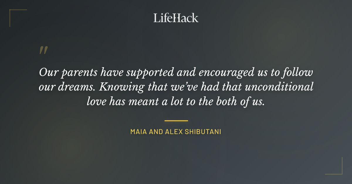 Quote by Maia and Alex Shibutani