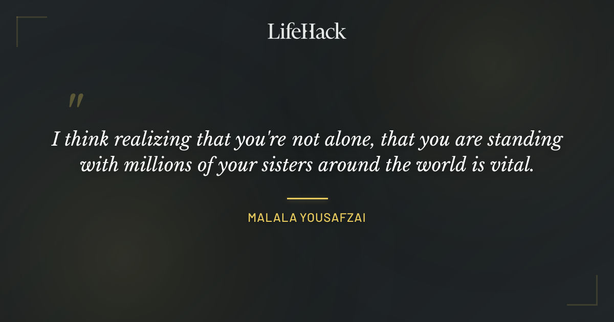 Quote by Malala Yousafzai