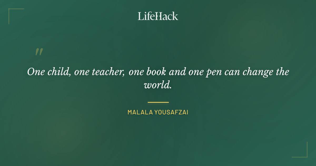 Quote by Malala Yousafzai