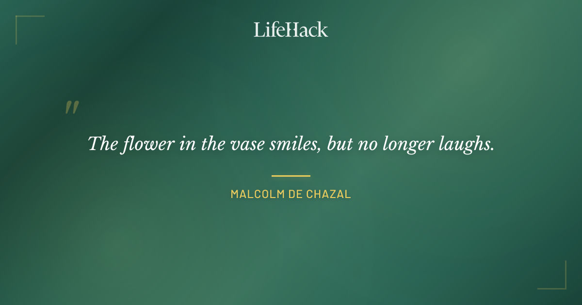 Quote by Malcolm de Chazal