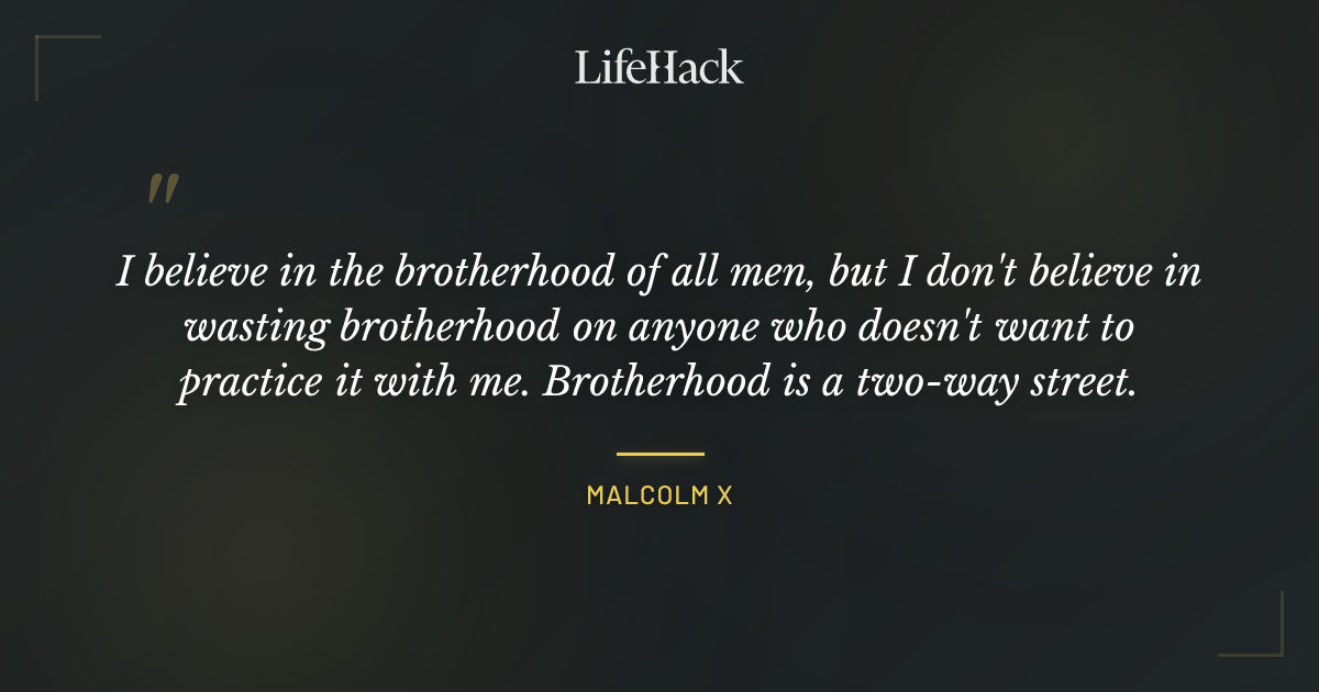 Quote by Malcolm X