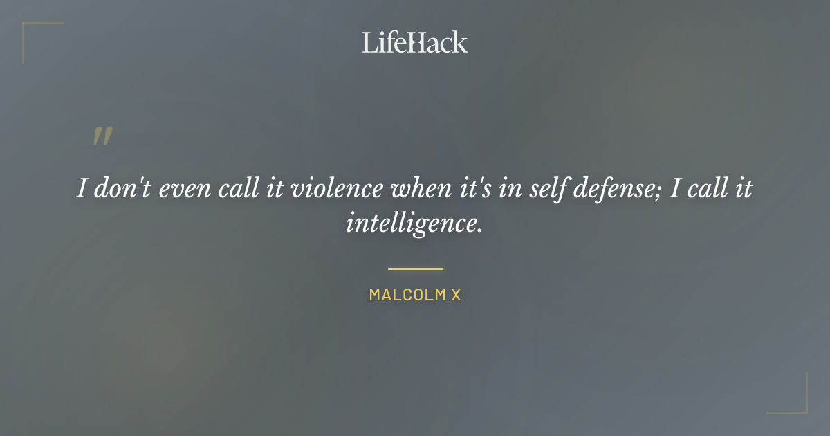 Quote by Malcolm X