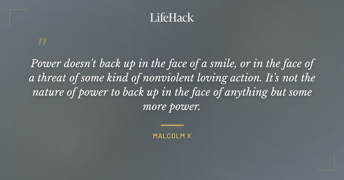 Quote by Malcolm X