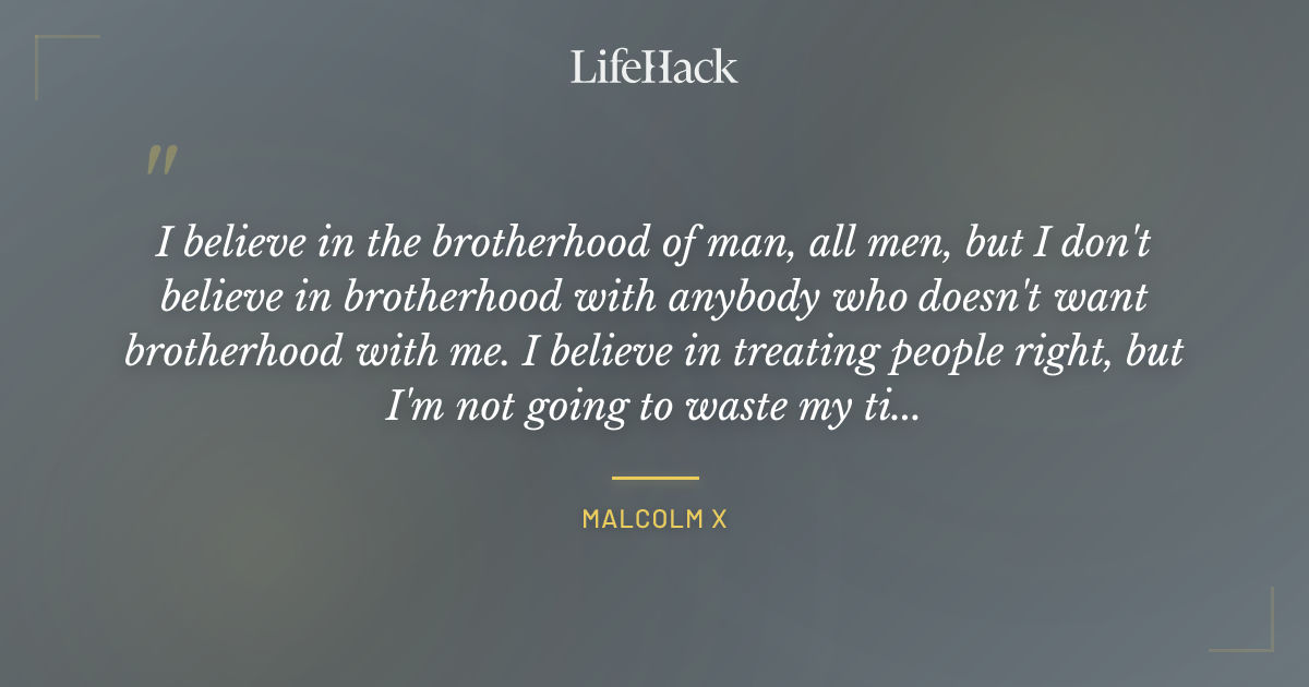 Quote by Malcolm X