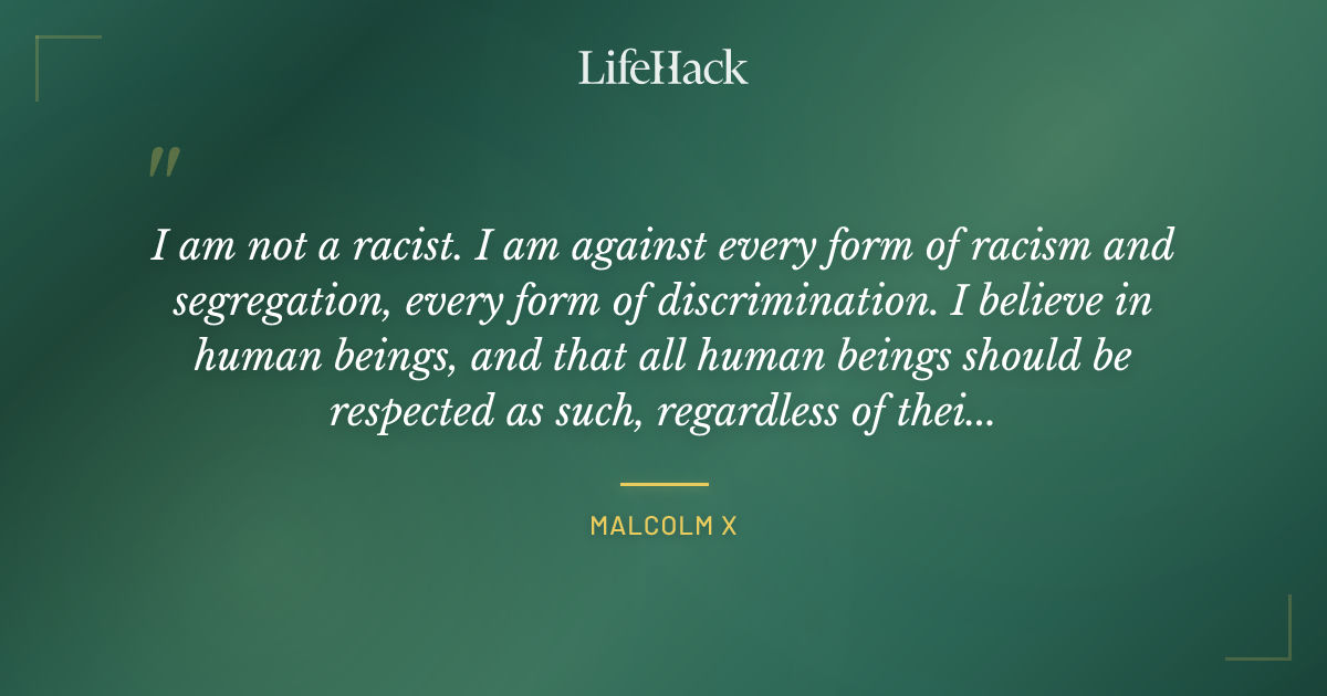 Quote by Malcolm X