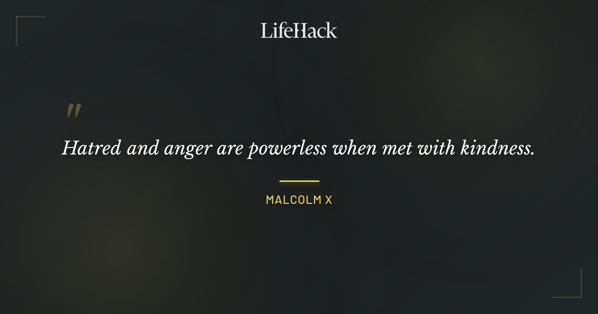 Quote by Malcolm X