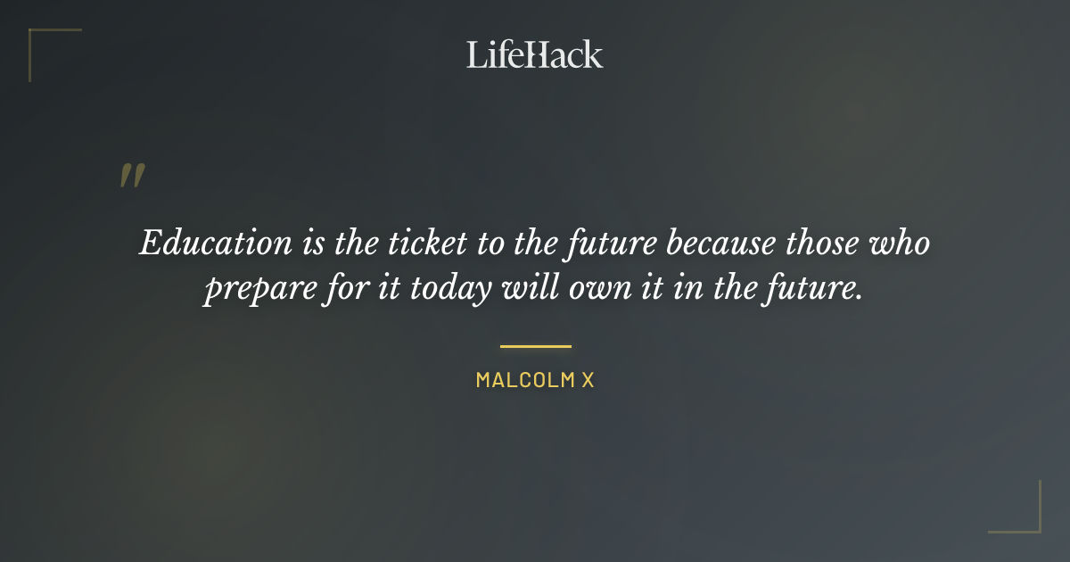 Quote by Malcolm X