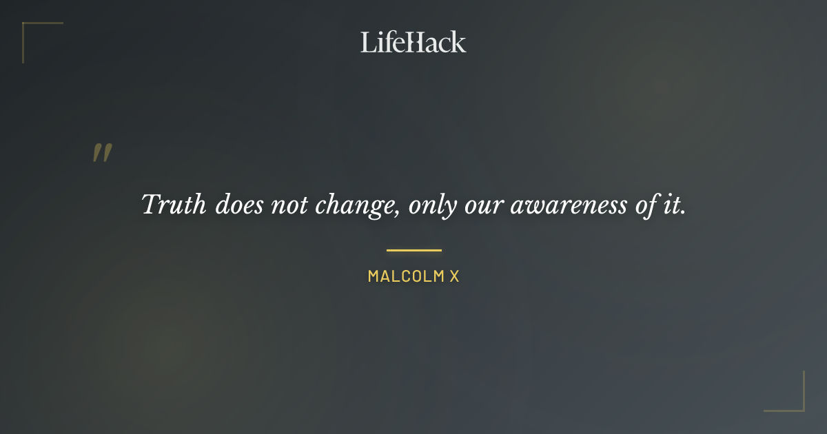 Quote by Malcolm X