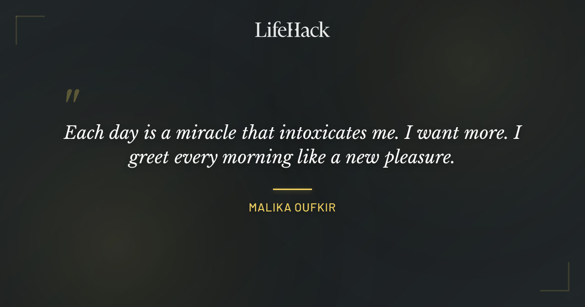 Quote by Malika Oufkir