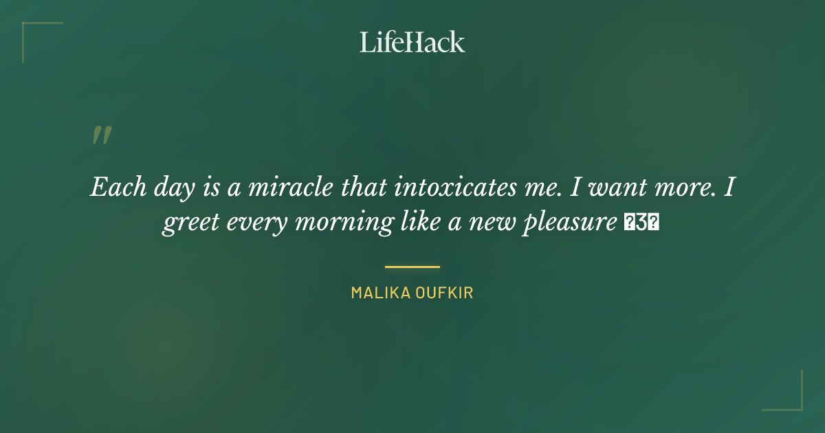 Quote by Malika Oufkir