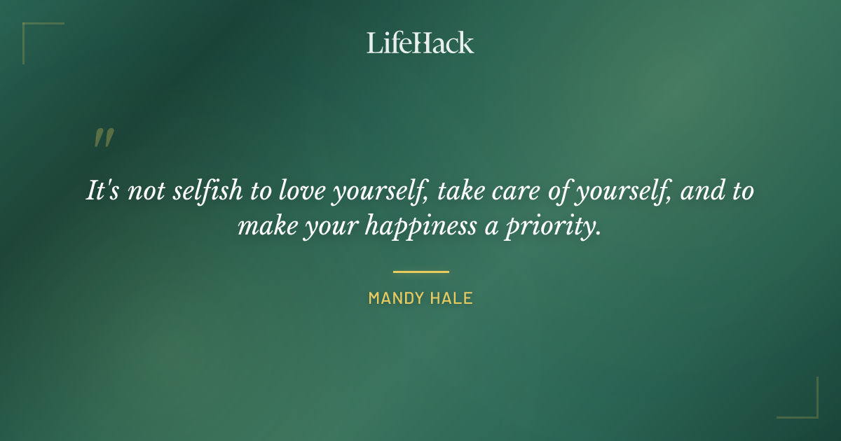 Quote by Mandy Hale