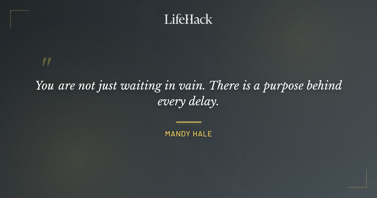 Quote by Mandy Hale