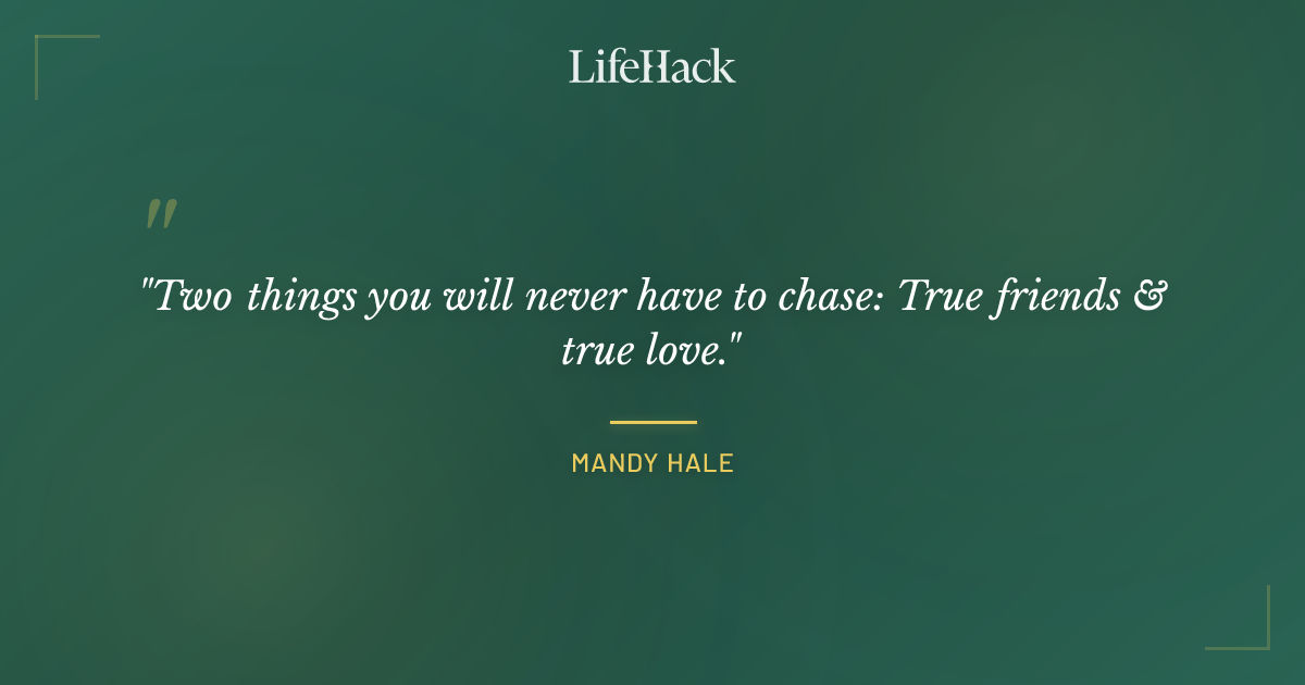 Quote by Mandy Hale