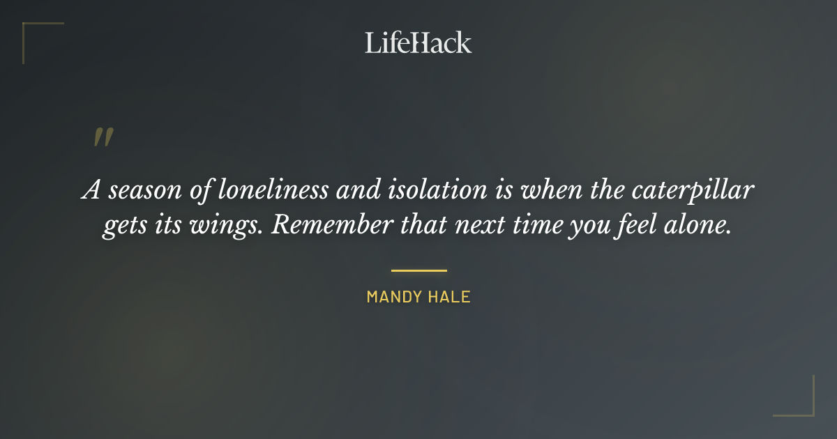 Quote by Mandy Hale