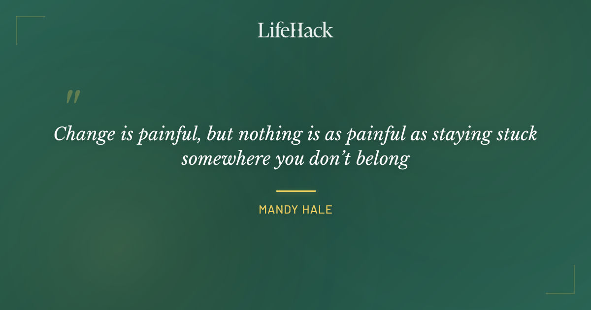 Quote by Mandy Hale