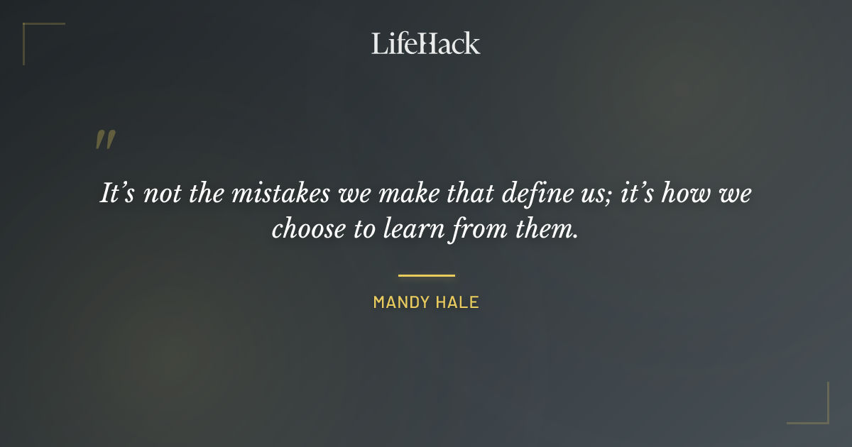 Quote by Mandy Hale