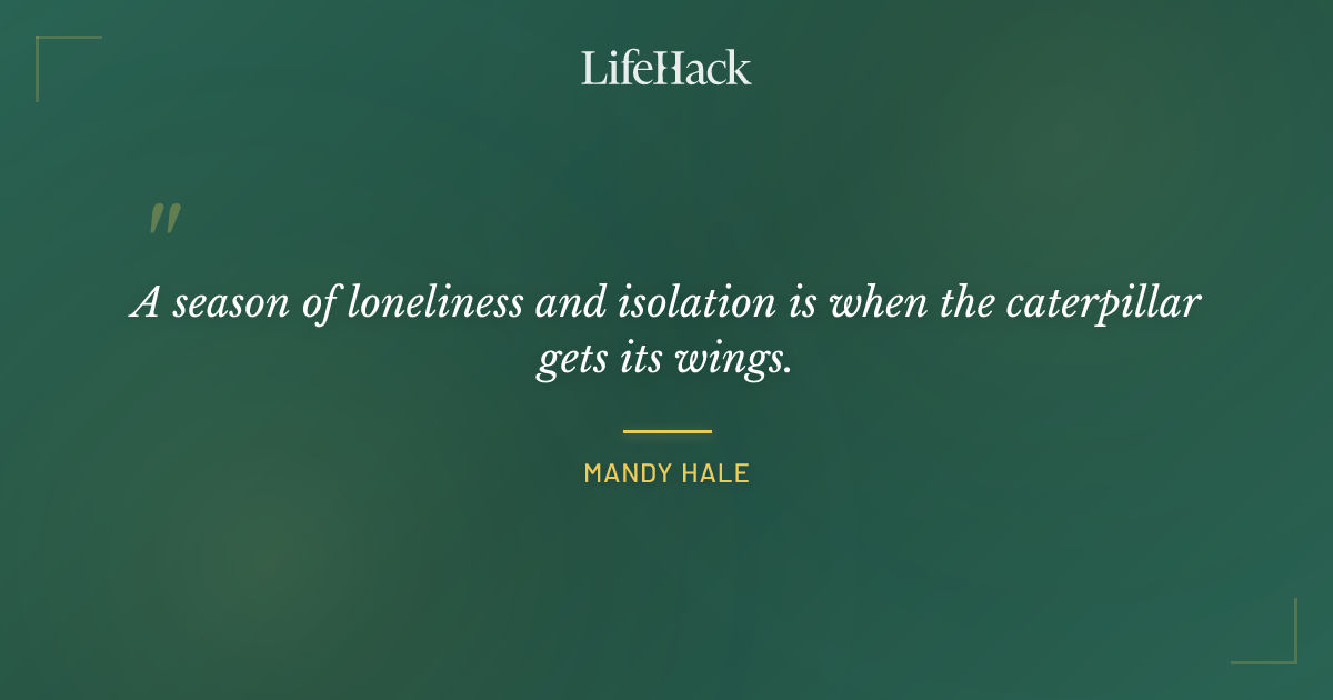 Quote by Mandy Hale