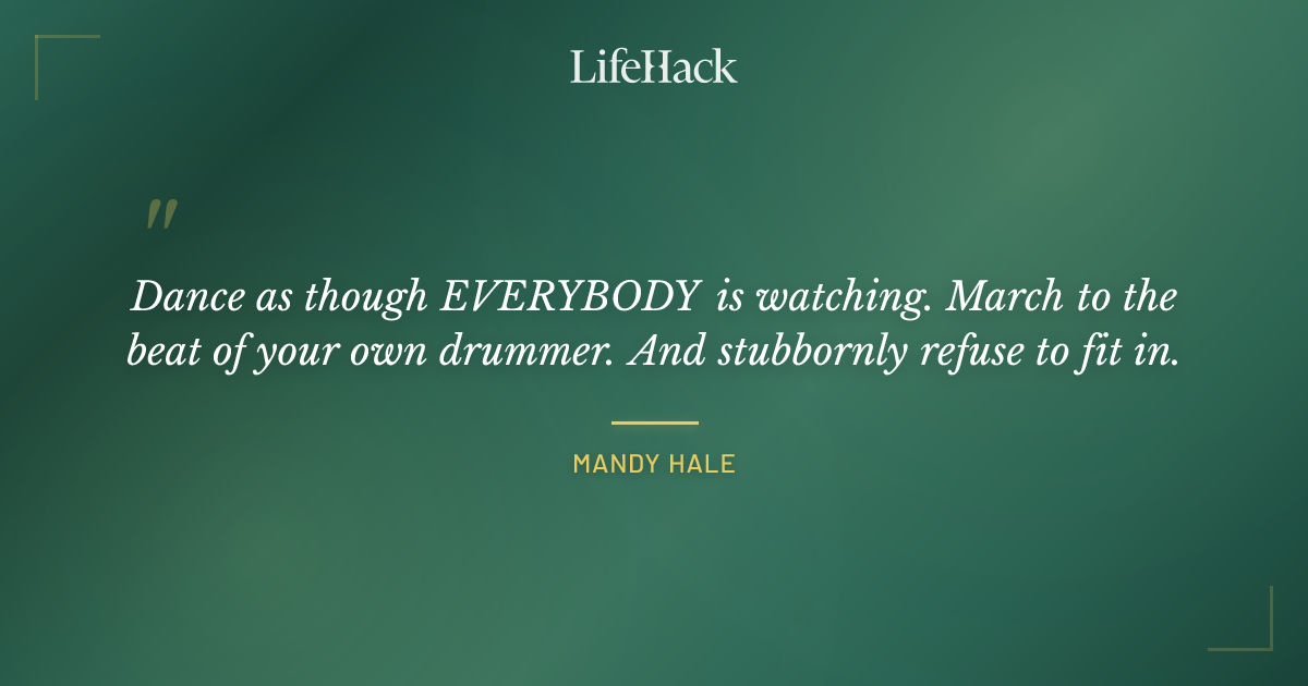 Quote by Mandy Hale