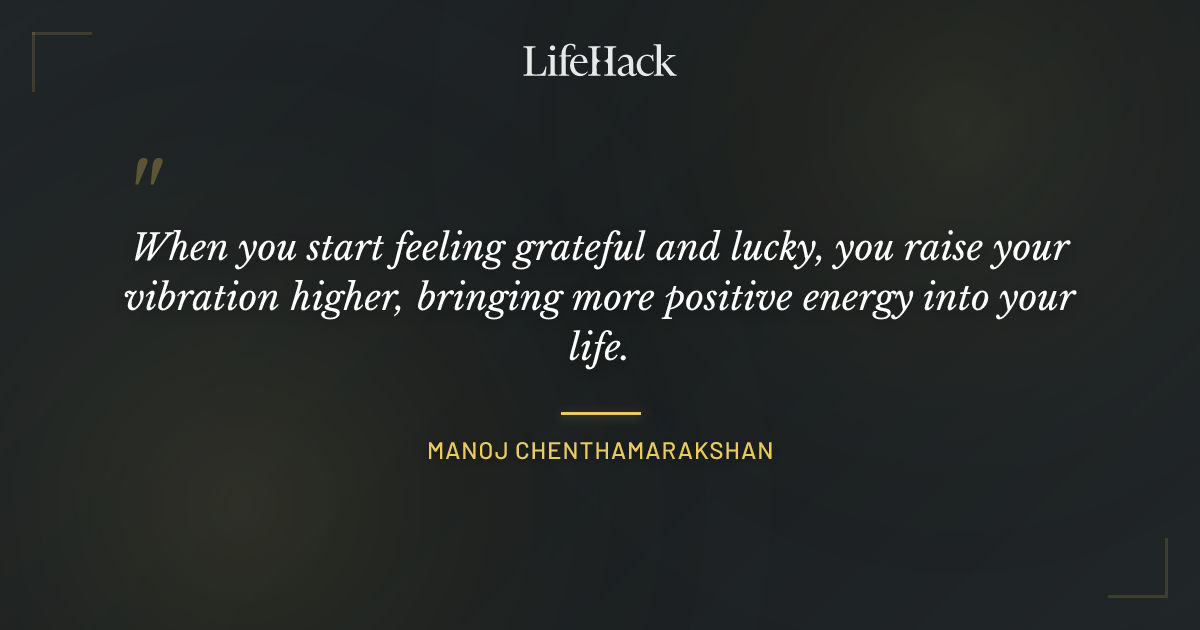 Quote by Manoj Chenthamarakshan