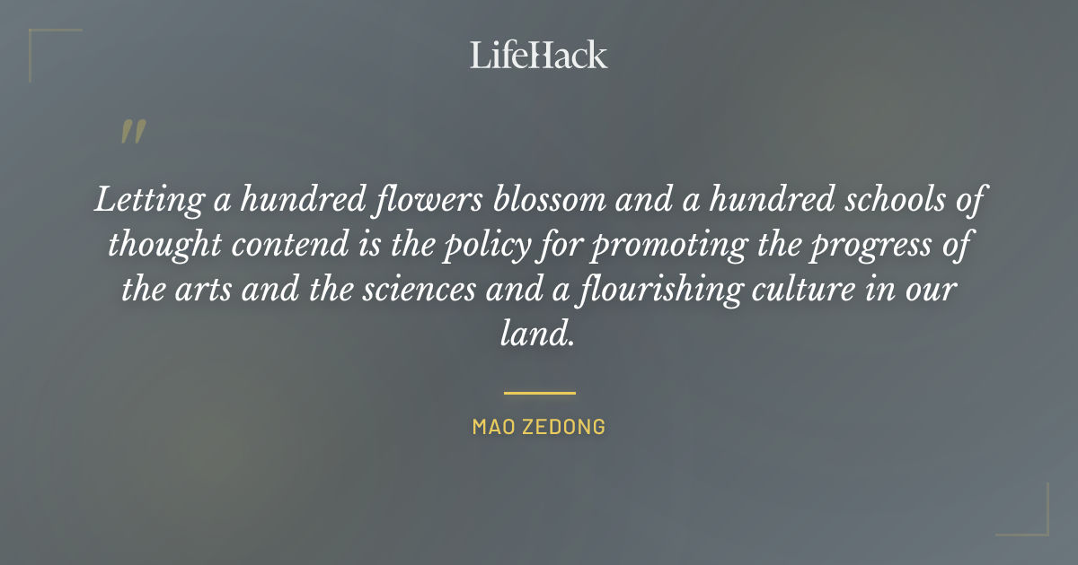 Quote by Mao Zedong