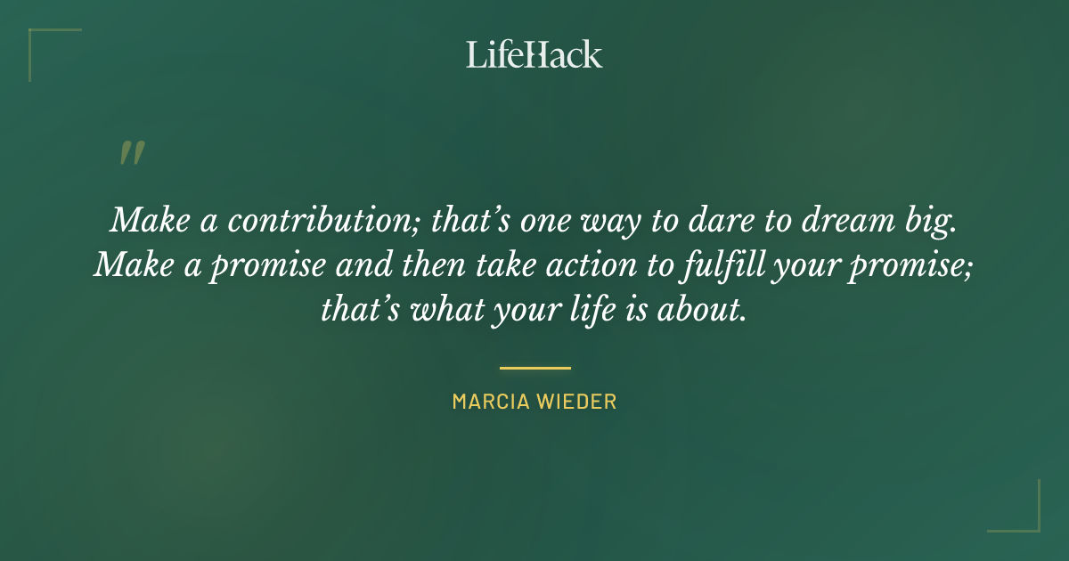 Quote by Marcia Wieder