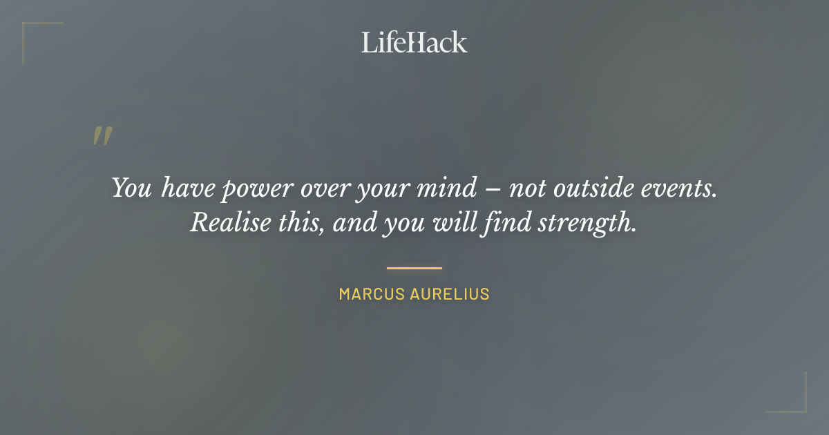 Quote by Marcus Aurelius
