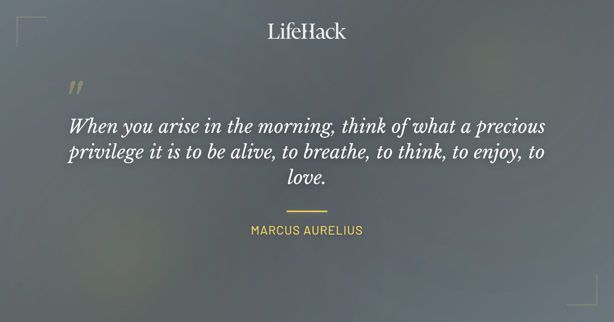 Quote by Marcus Aurelius
