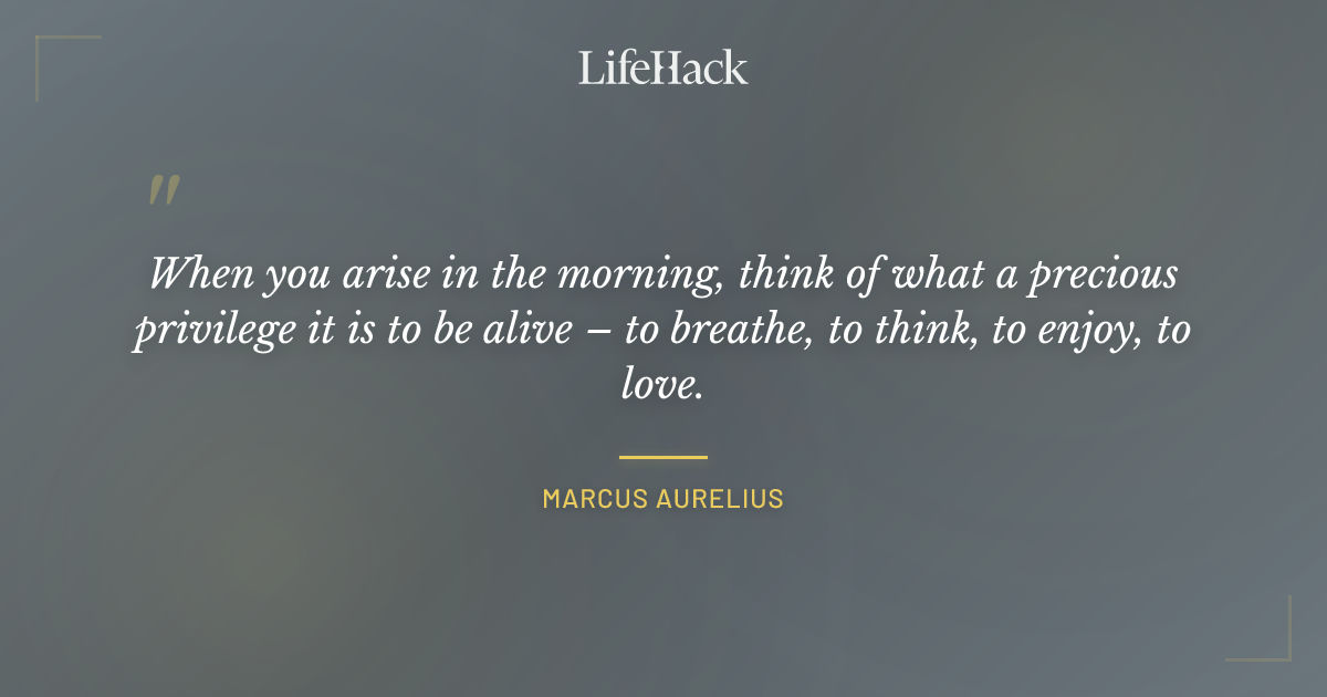 Quote by Marcus Aurelius