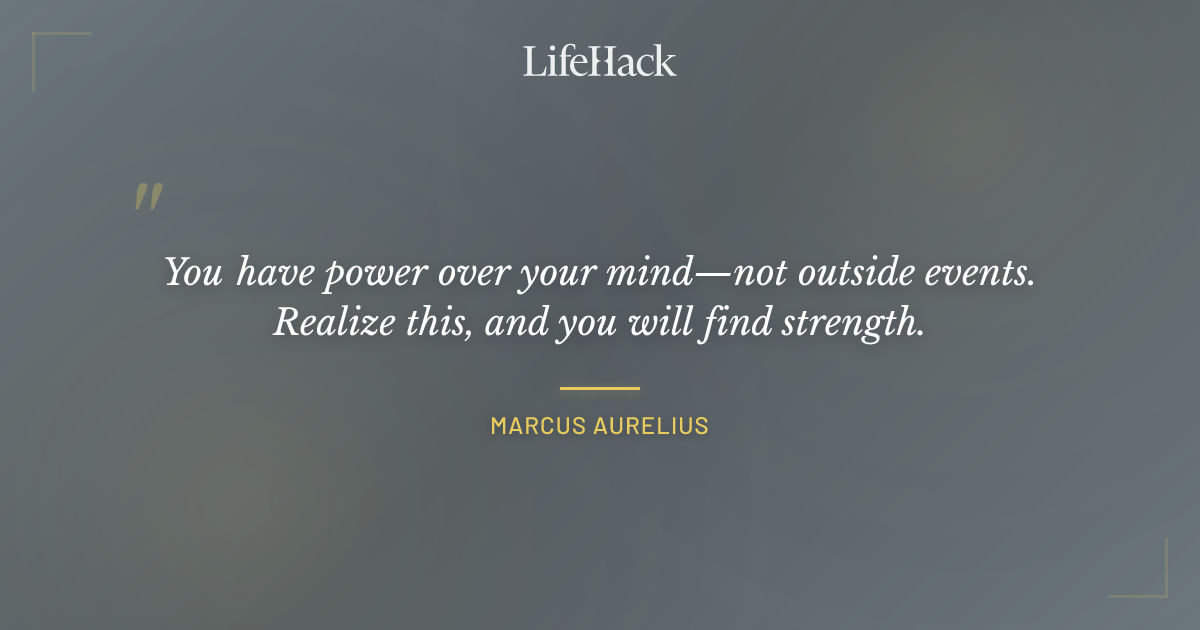 Quote by Marcus Aurelius