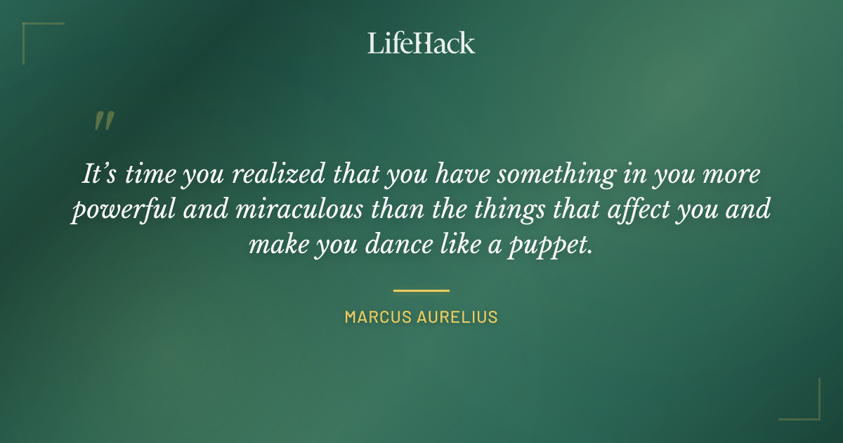 Quote by Marcus Aurelius