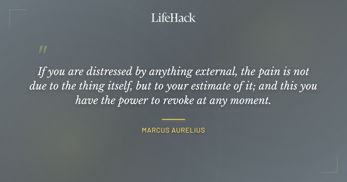 Quote by Marcus Aurelius