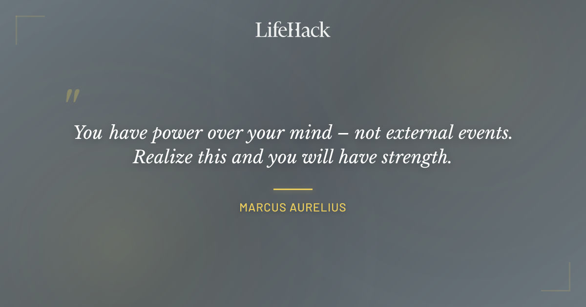 Quote by Marcus Aurelius