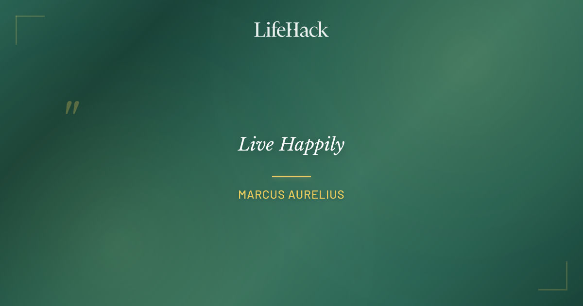 Quote by Marcus Aurelius